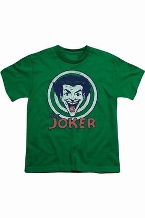 DC Comics Joke Target Short Sleeve Youth Tee / T-Shirt graphic tees for boys, polo shirts boys