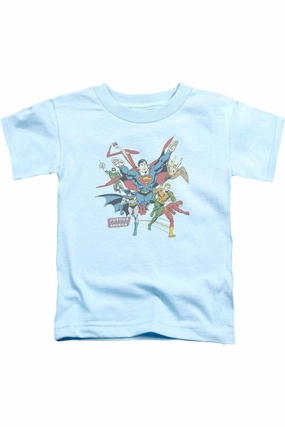 DC Comics Lead The Charge Short Sleeve Juvenile Tee / T-Shirt graphic tees for boys, polo shirts boys