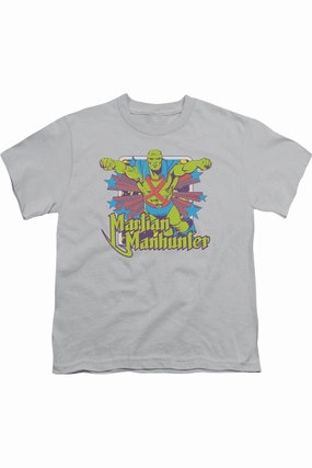 DC Comics Manhunter Stars Short Sleeve Youth Tee / T-Shirt graphic tees for boys, polo shirts boys