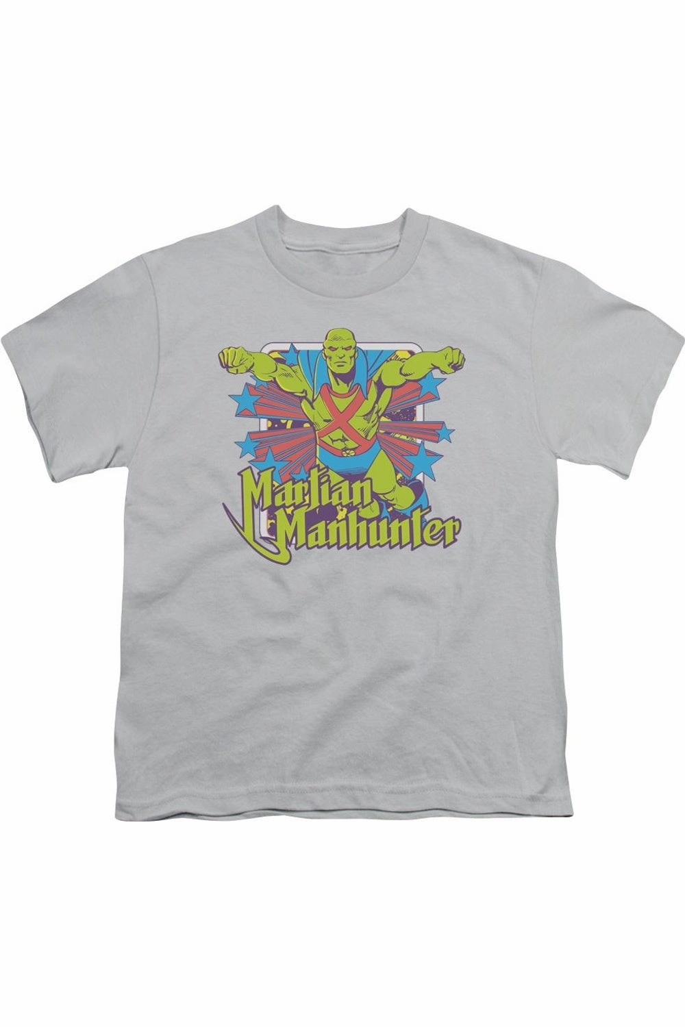 DC Comics Manhunter Stars Short Sleeve Youth Tee / T-Shirt graphic tees for boys, polo shirts boys
