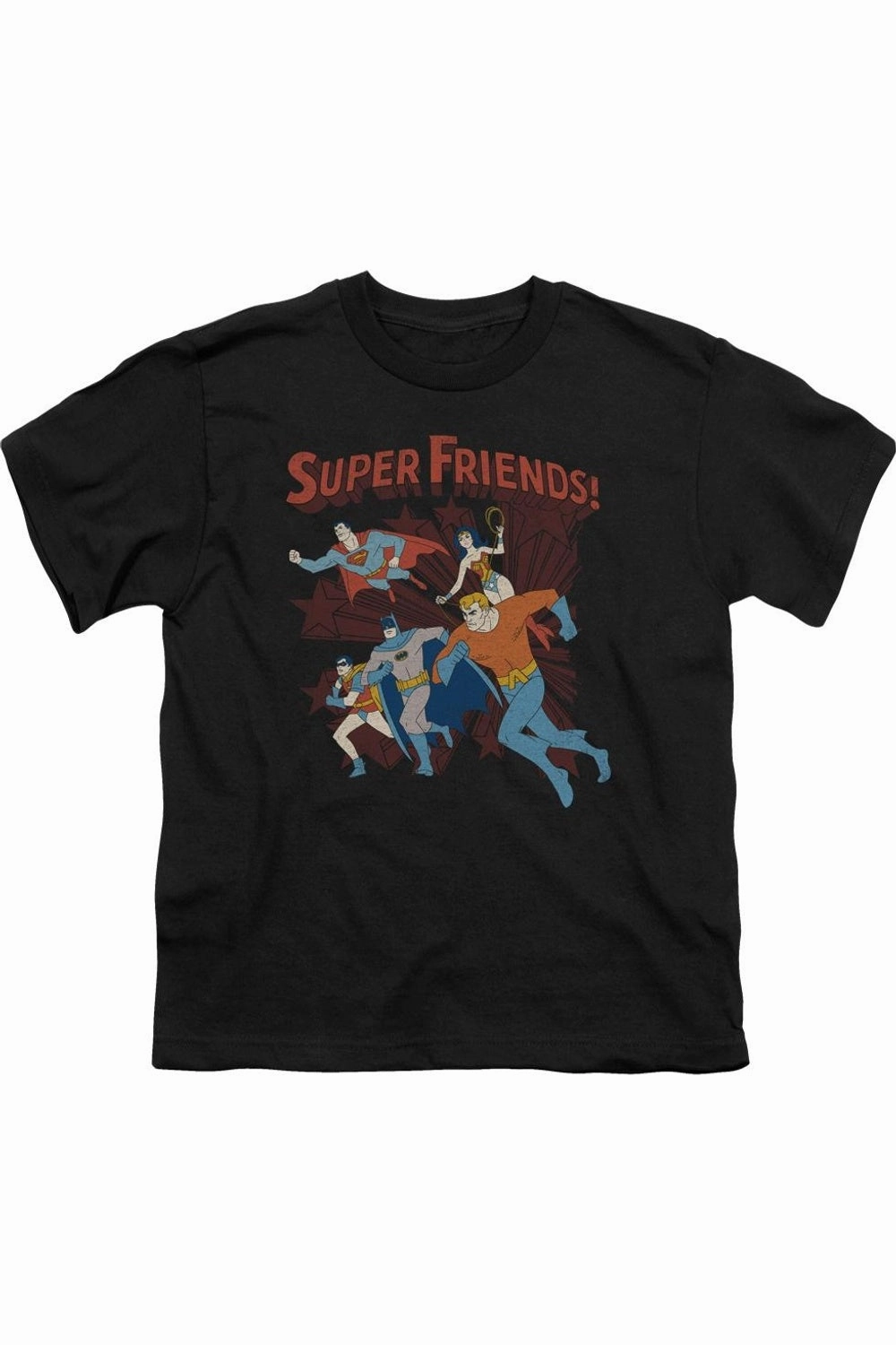 DC Comics Super Running Short Sleeve Juvenile Tee / T-Shirt graphic tees for boys, polo shirts boys