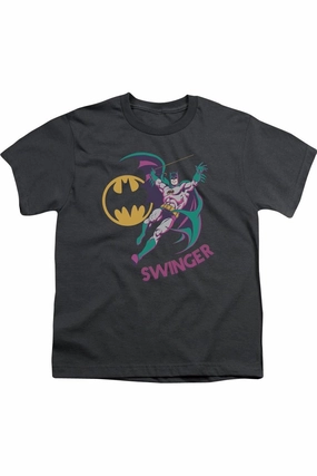 DC Comics Swinger Short Sleeve Youth Tee / T-Shirt graphic tees for boys, polo shirts boys