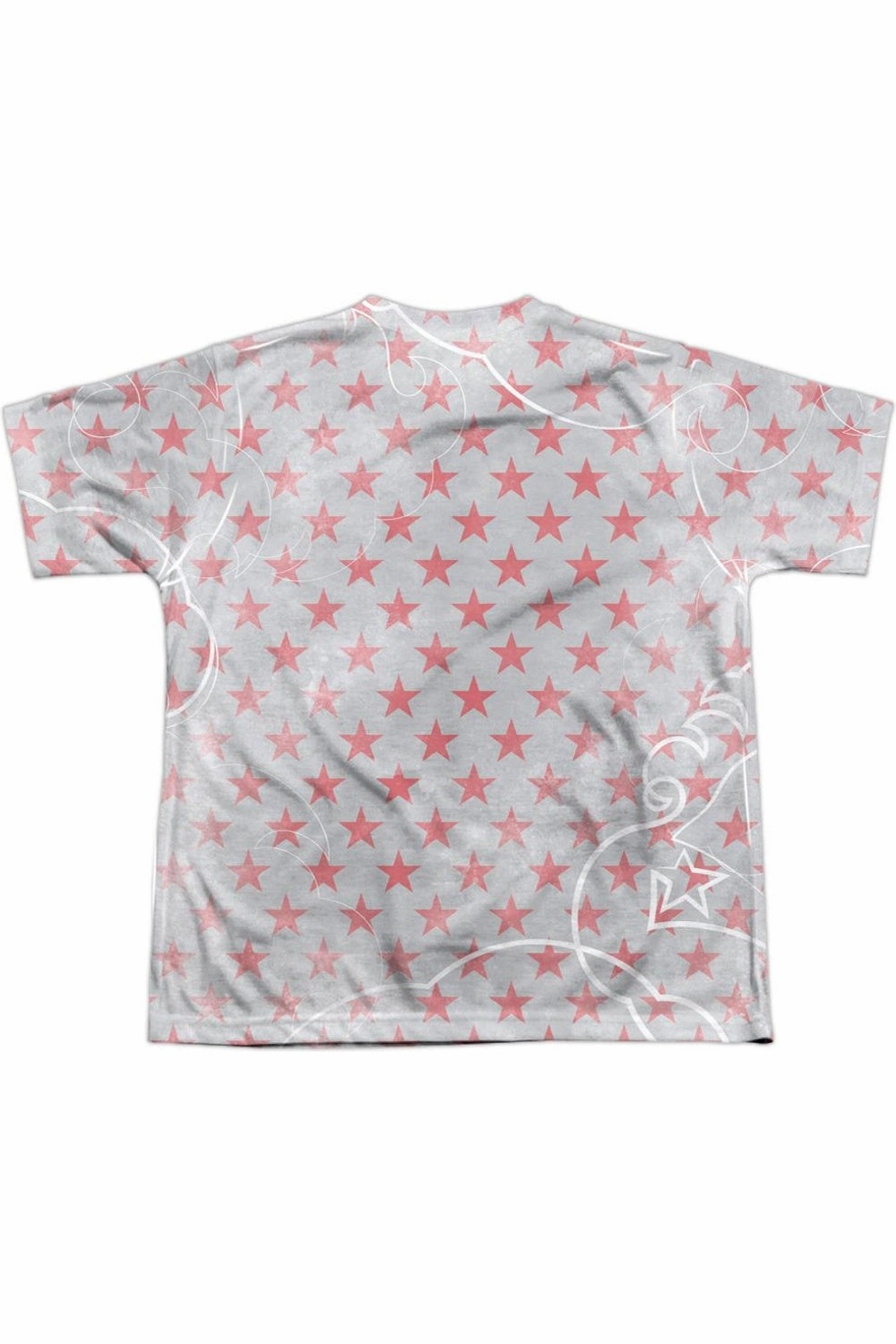 DC Comics Wonder Woman Inline (Front/Back Print) Short Sleeve Youth Poly Crew Tee / T-Shirt Boys Henley T Shirt
