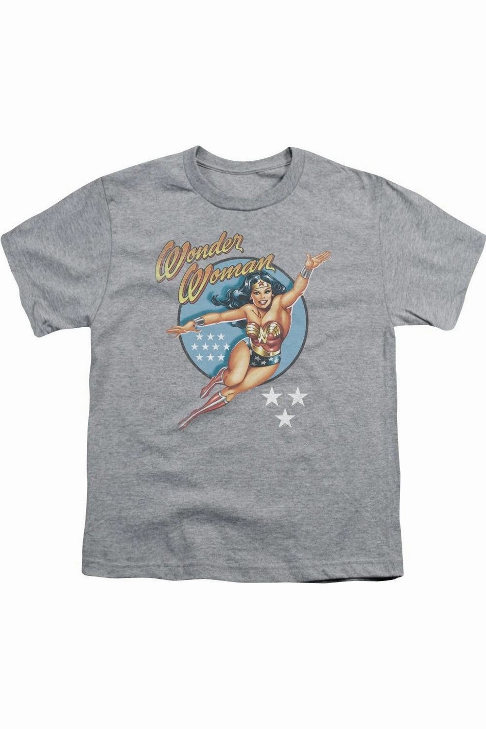 DC Comics Wonder Woman Vintage Short Sleeve Youth Tee / T-Shirt graphic tees for boys, polo shirts boys