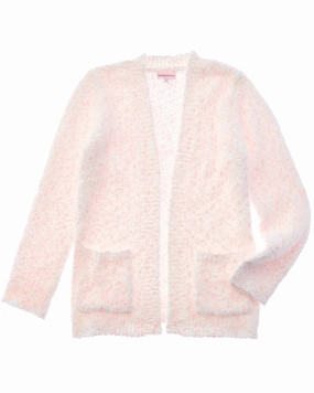 Design History Cardigan ruffle tops girls, long sleeve tees girls