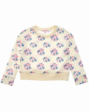 Design History Sweatshirt ruffle tops girls, long sleeve tees girls