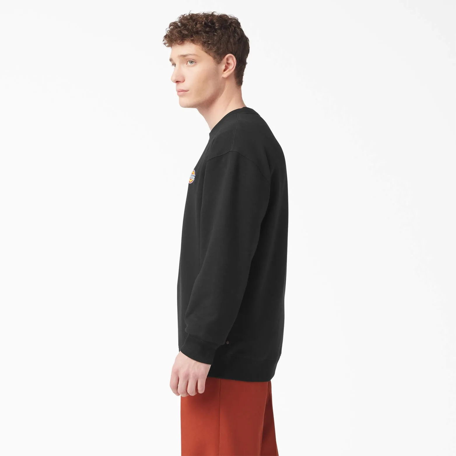 Dickies Fleece Embroidered Chest Logo Sweatshirt Dickies Clothing
