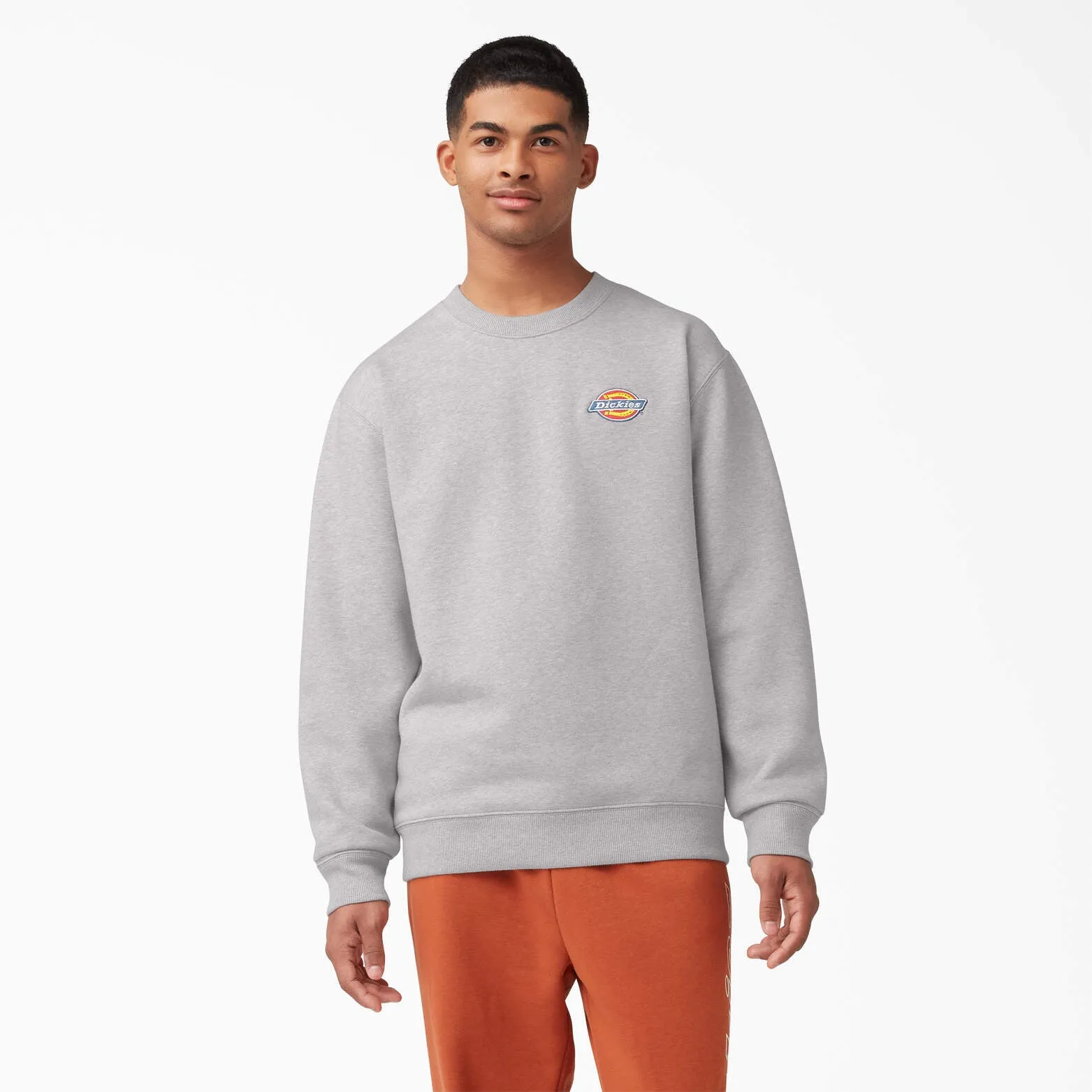 Dickies Fleece Embroidered Chest Logo Sweatshirt Dickies Clothing