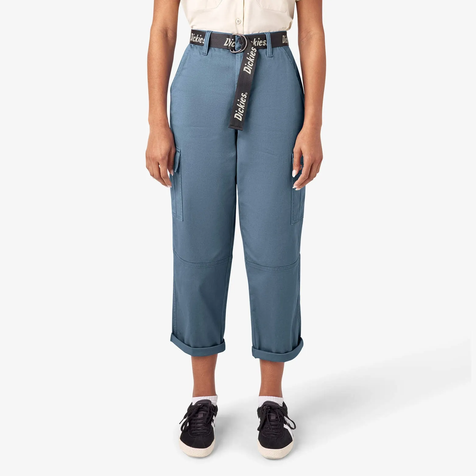 Dickies Women's Relaxed Fit Cropped Cargo Pants Dickies Clothing