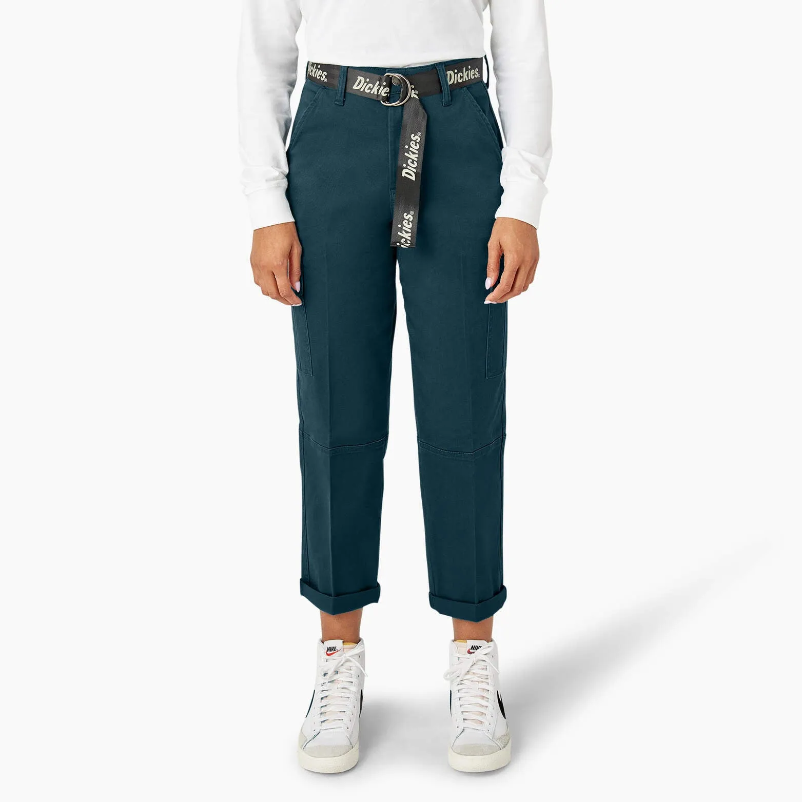 Dickies Women's Relaxed Fit Cropped Cargo Pants Dickies Clothing