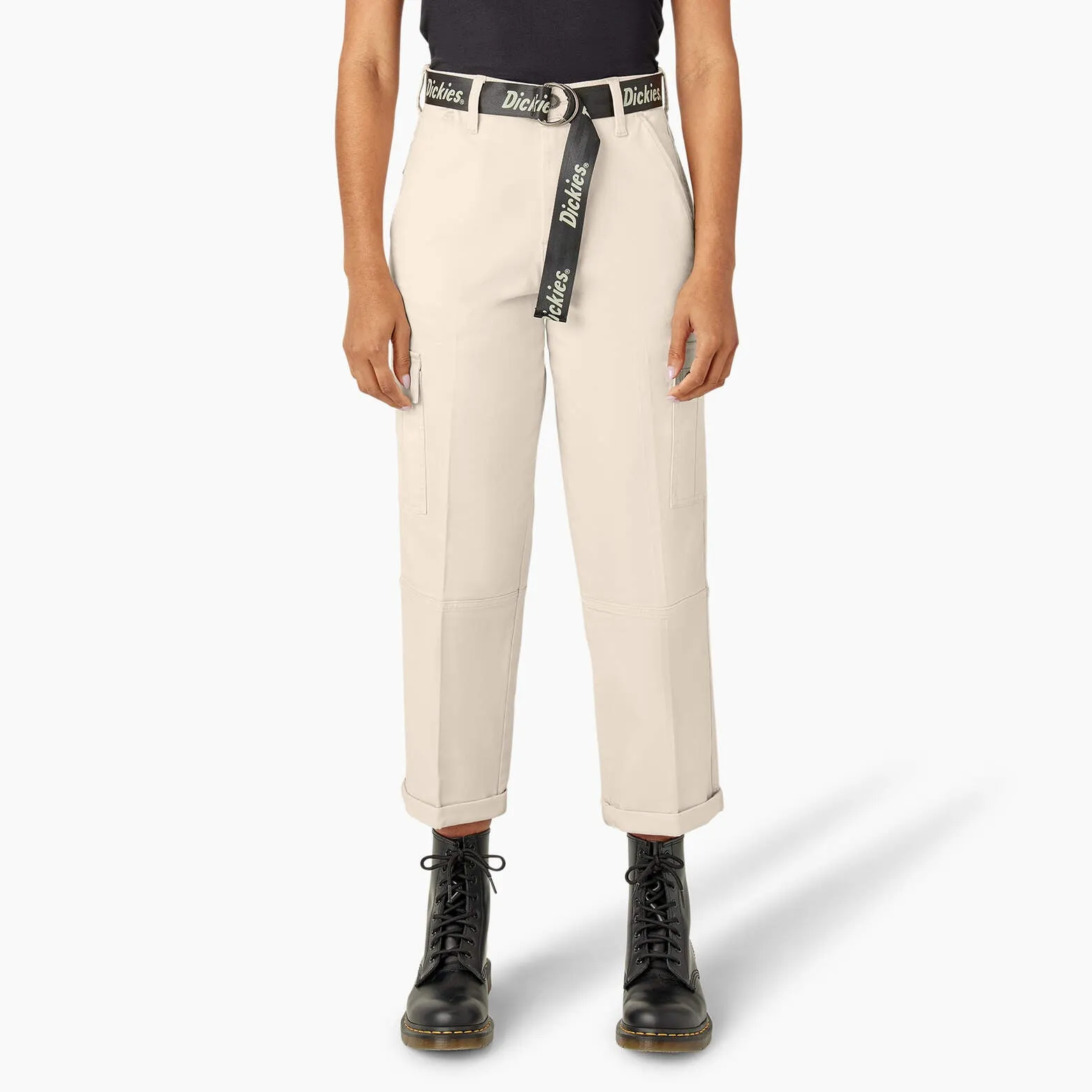 Dickies Women's Relaxed Fit Cropped Cargo Pants Dickies Clothing