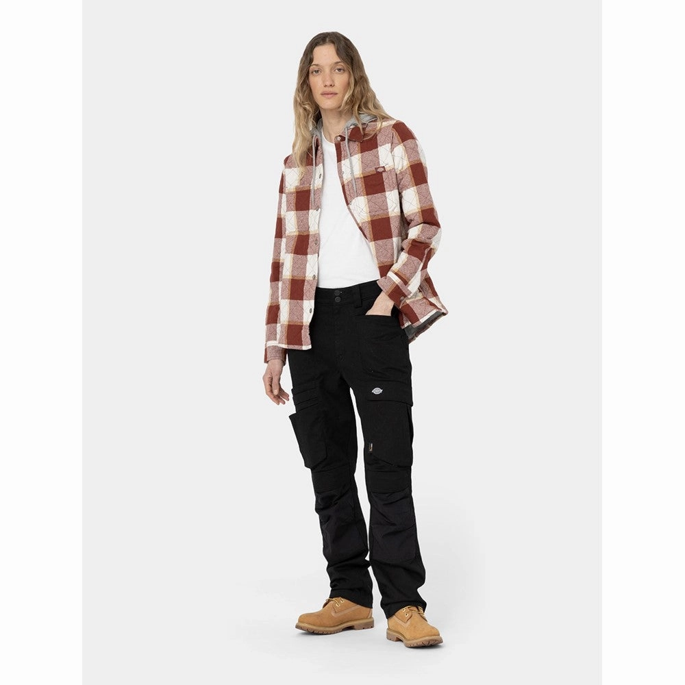 Dickies Flannel Shirt Jacket Women's Sneakers Casual Walking Shoes