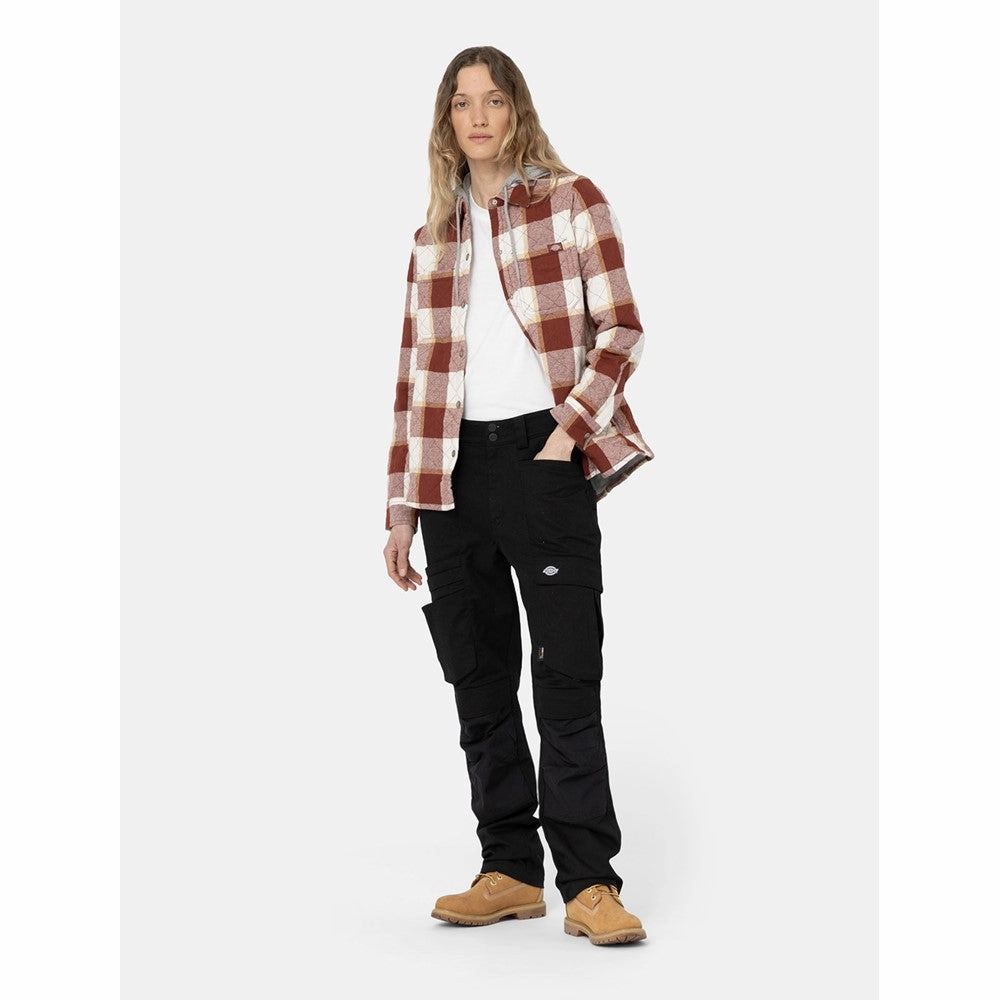 Dickies Flannel Shirt Jacket Women's Sneakers Casual Walking Shoes