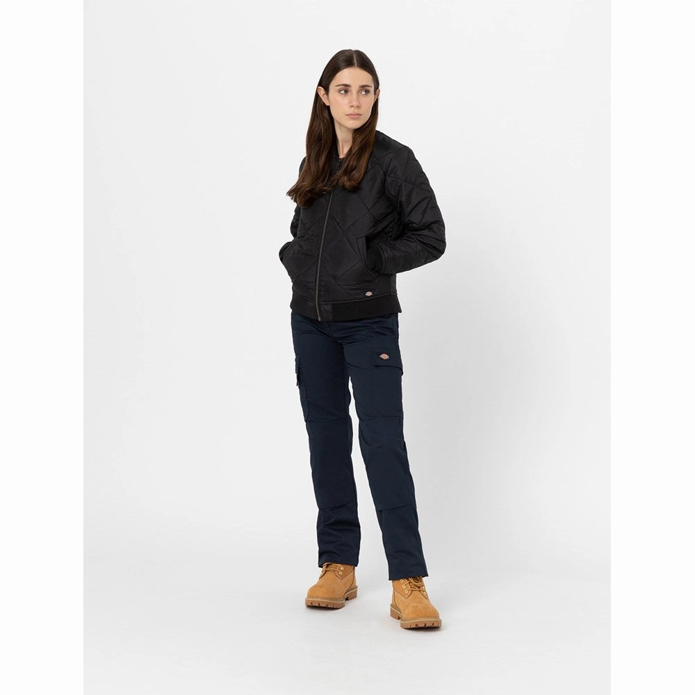 Dickies Quilted Bomber Jacket Women's Sneakers Casual Walking Shoes