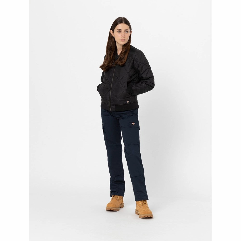 Dickies Quilted Bomber Jacket Women's Sneakers Casual Walking Shoes