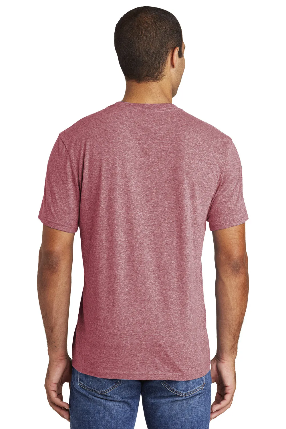 District Mens Astro Short Sleeve Crewneck T-Shirt - Maroon - Closeout  Buy new Clothing District