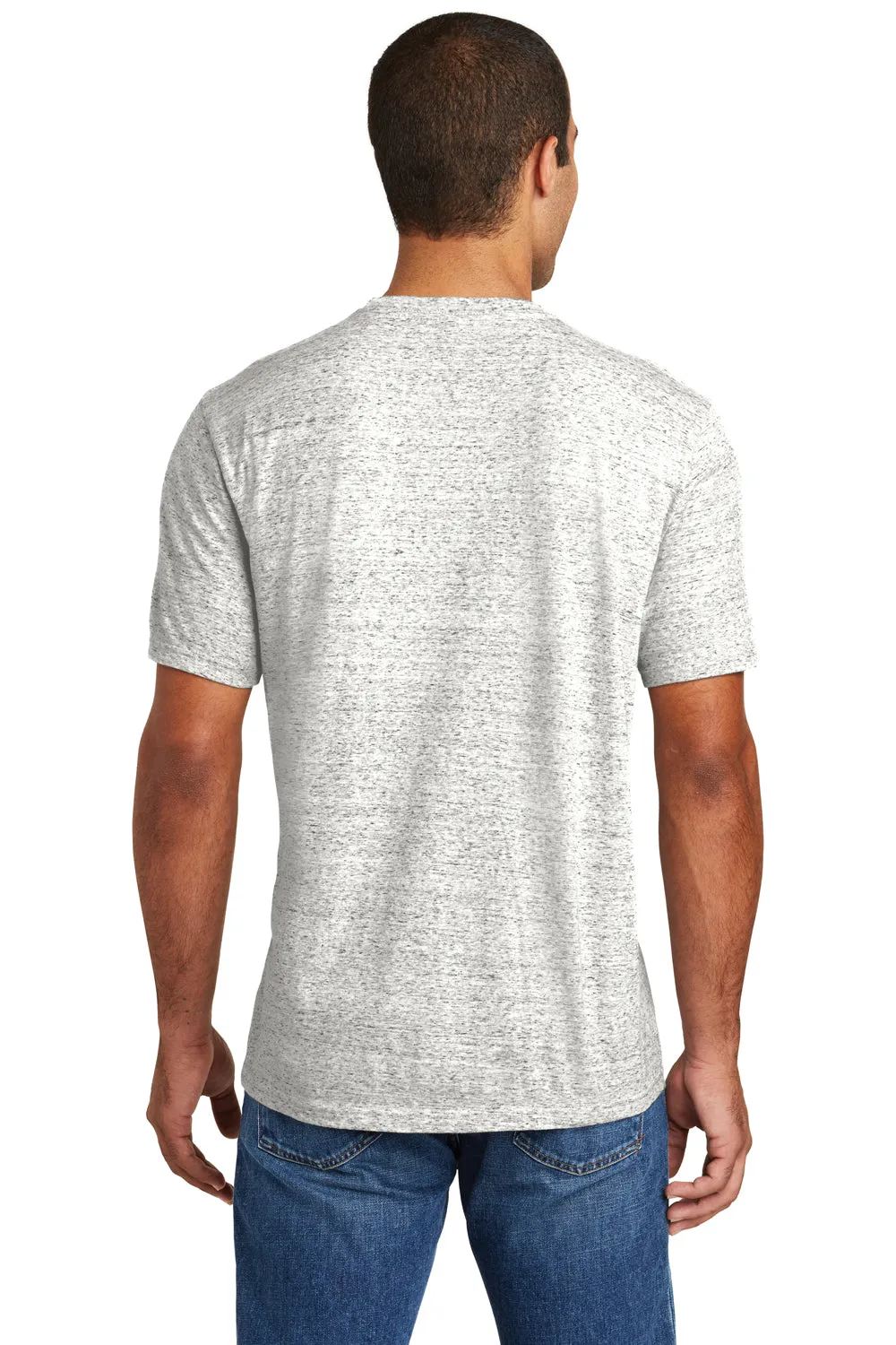District Mens Cosmic Short Sleeve Crewneck T-Shirt - White/Black - Closeout  Buy new Clothing District