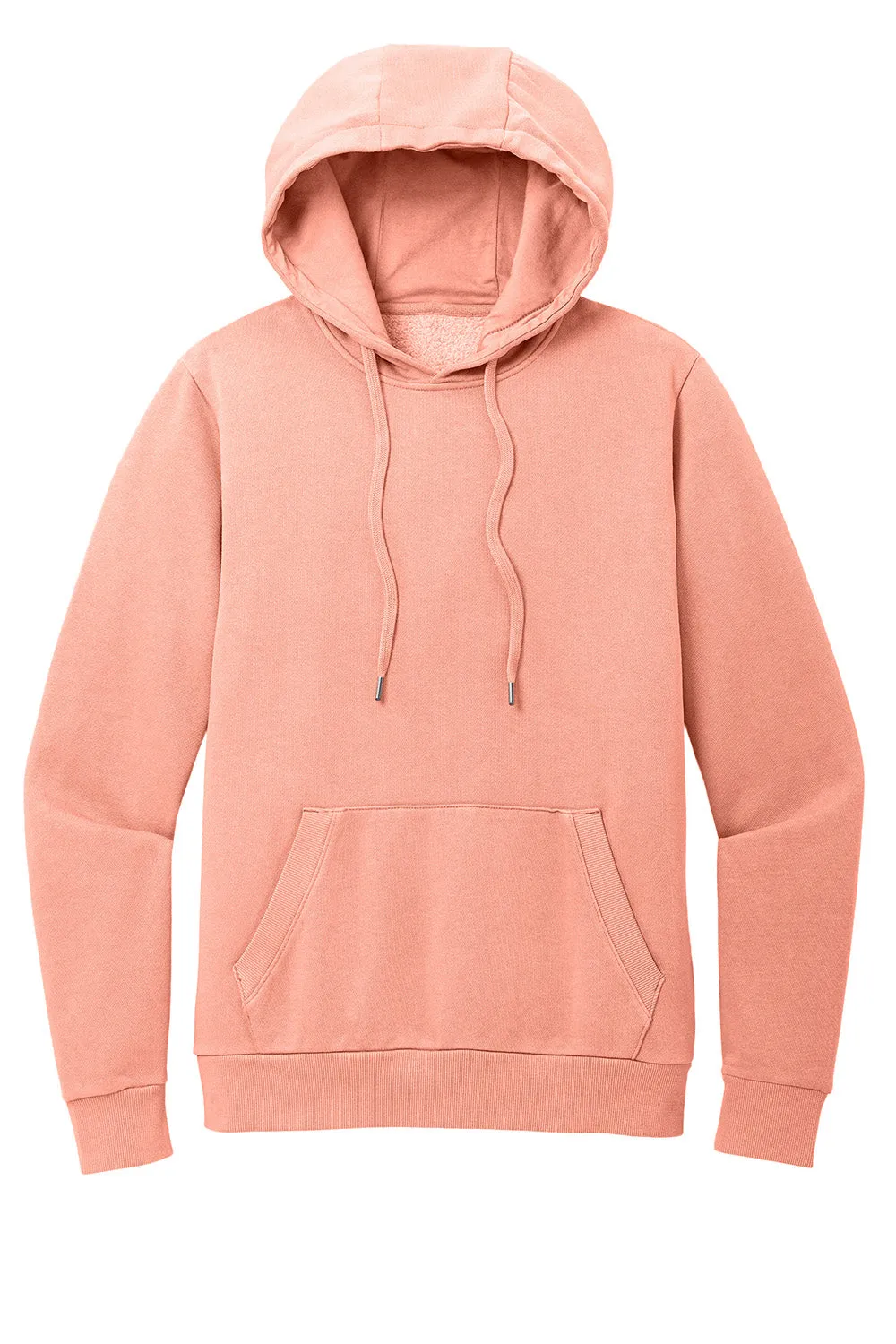 District Mens District Wash Fleece Hooded Sweatshirt Hoodie w/ Pouch Pocket - Cactus Rose Pink  Buy new Clothing District
