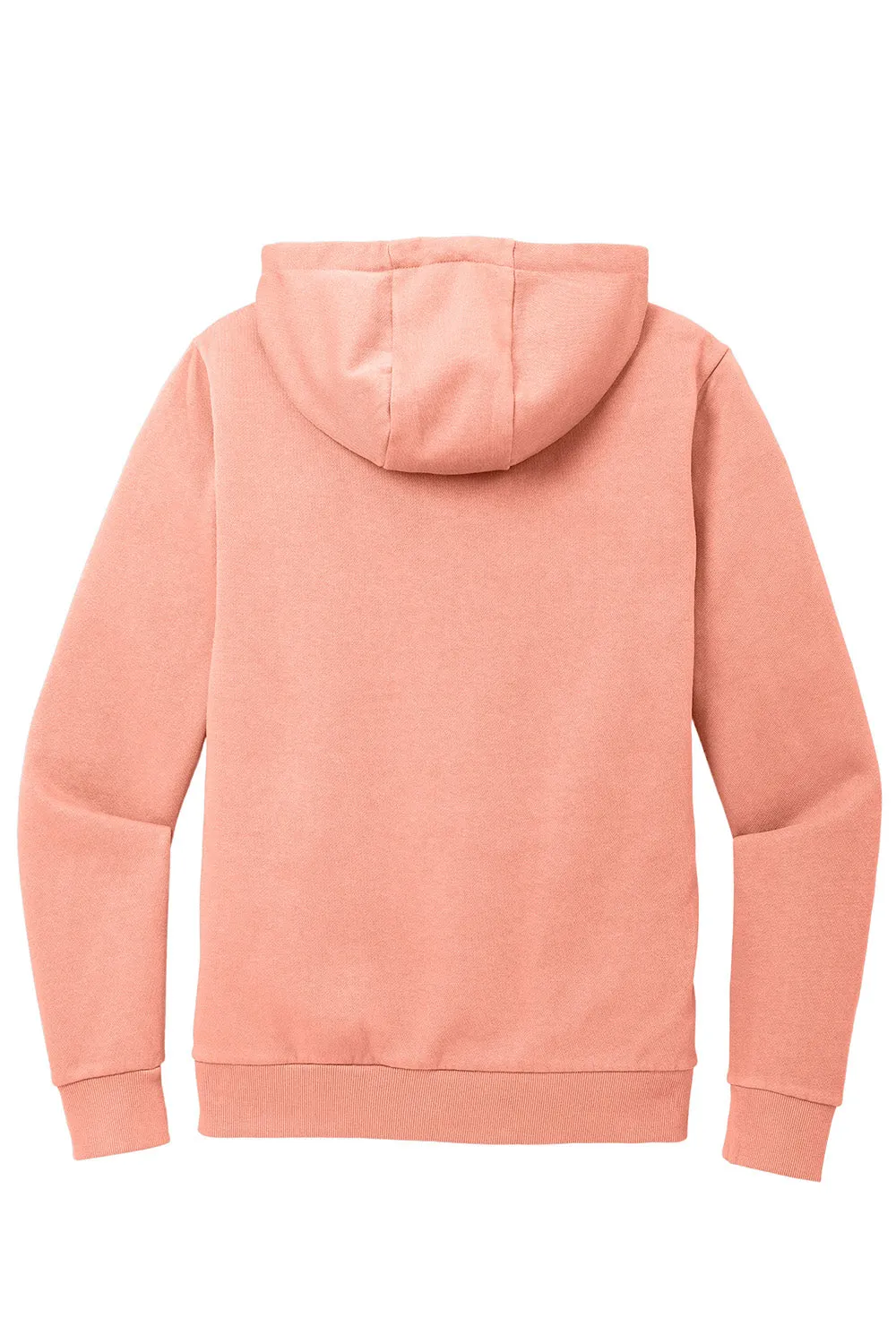 District Mens District Wash Fleece Hooded Sweatshirt Hoodie w/ Pouch Pocket - Cactus Rose Pink  Buy new Clothing District