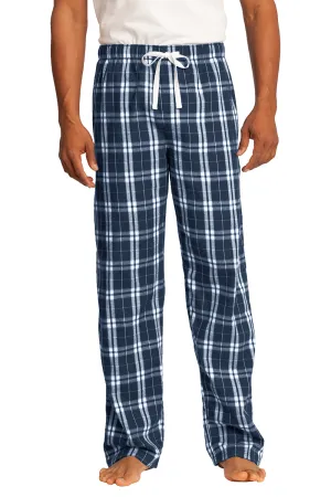 District Mens Flannel Plaid Lounge Pants - True Navy Blue  Buy new Clothing District
