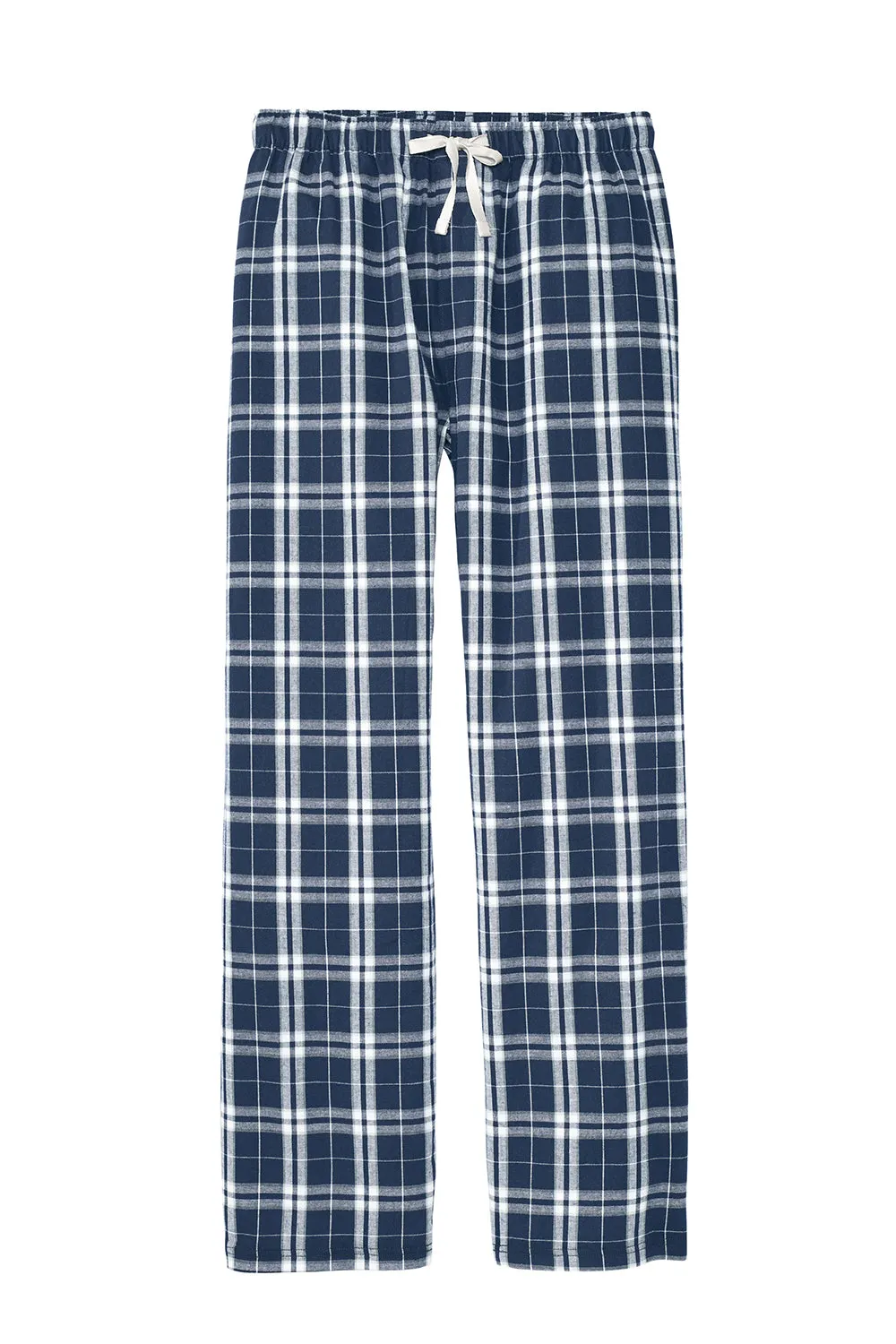 District Mens Flannel Plaid Lounge Pants - True Navy Blue  Buy new Clothing District