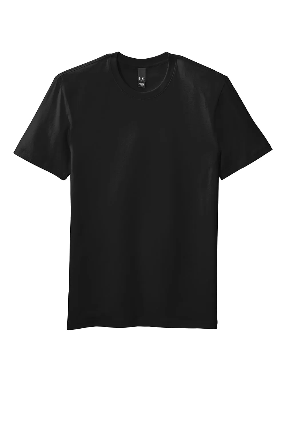 District Mens Flex Short Sleeve Crewneck T-Shirt - Black  Buy new Clothing District