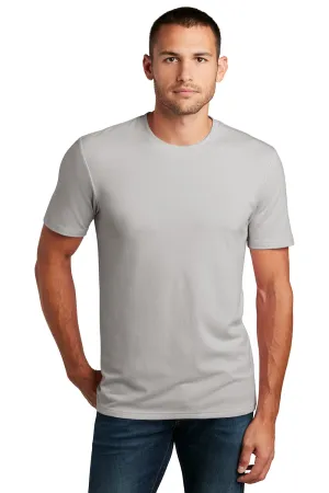 District Mens Flex Short Sleeve Crewneck T-Shirt - Silver Grey Mist - Closeout  Buy new Clothing District