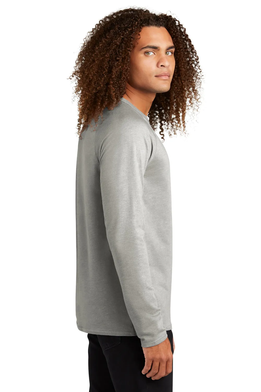 District Mens French Terry Crewneck Sweatshirt - Heather Light Grey  Buy new Clothing District