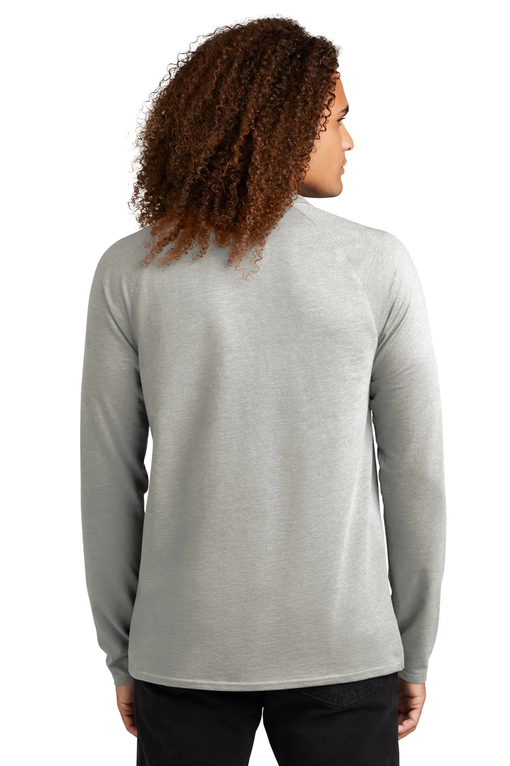District Mens French Terry Crewneck Sweatshirt - Heather Light Grey  Buy new Clothing District