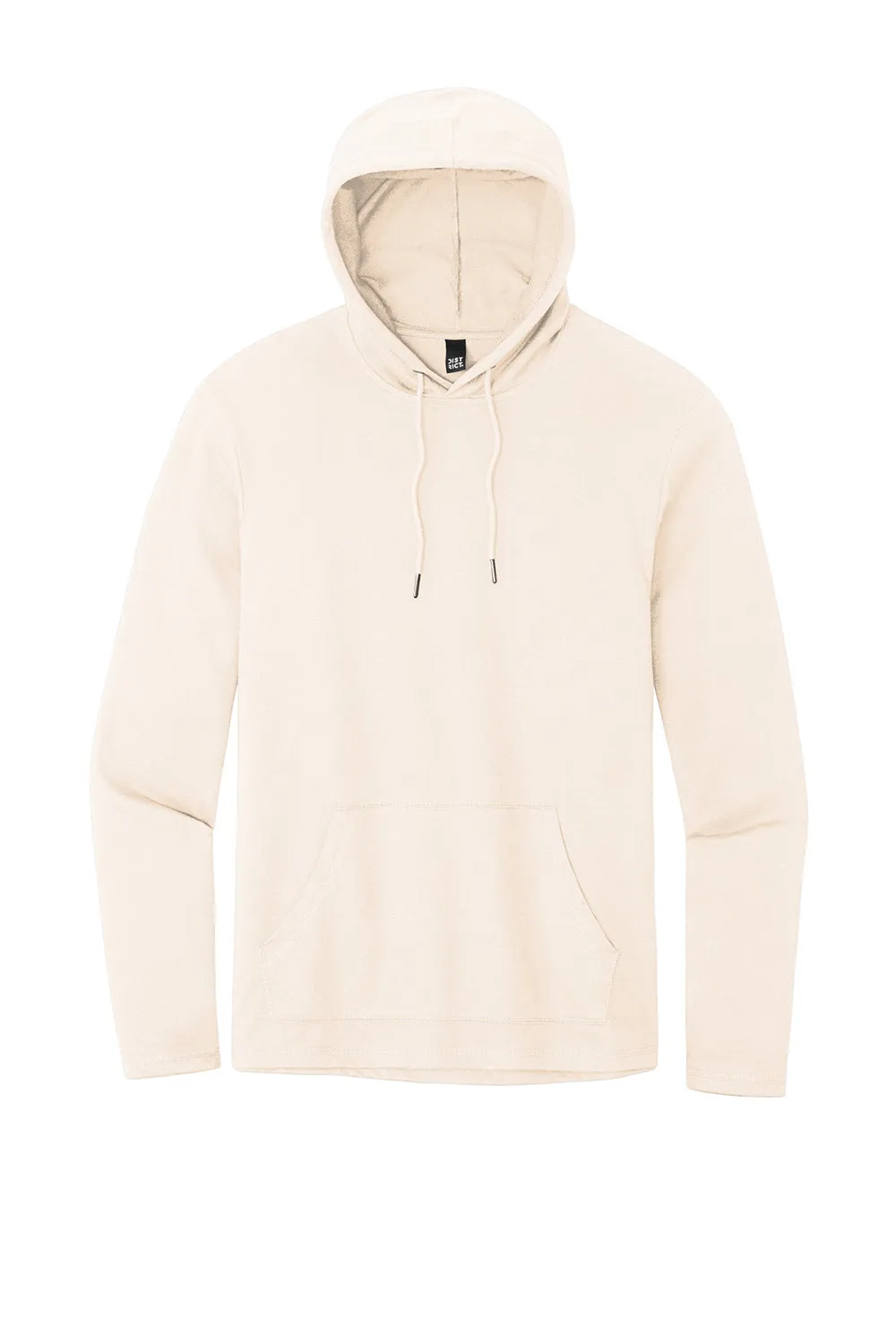 District Mens French Terry Hooded T-Shirt Hoodie - Gardenia  Buy new Clothing District