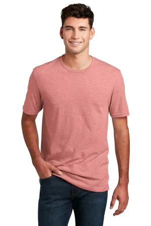 District Mens Perfect Blend Short Sleeve Crewneck T-Shirt - Blush Pink Frost  Buy new Clothing District