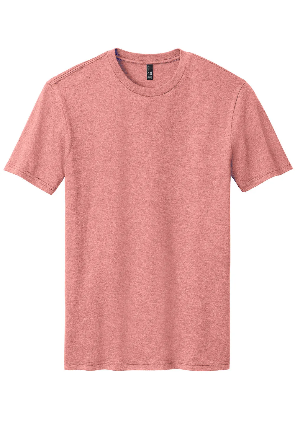 District Mens Perfect Blend Short Sleeve Crewneck T-Shirt - Blush Pink Frost  Buy new Clothing District