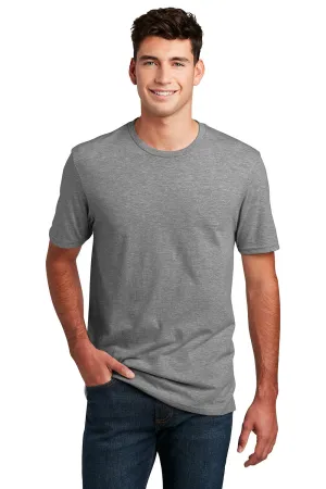District Mens Perfect Blend Short Sleeve Crewneck T-Shirt - Grey Frost  Buy new Clothing District