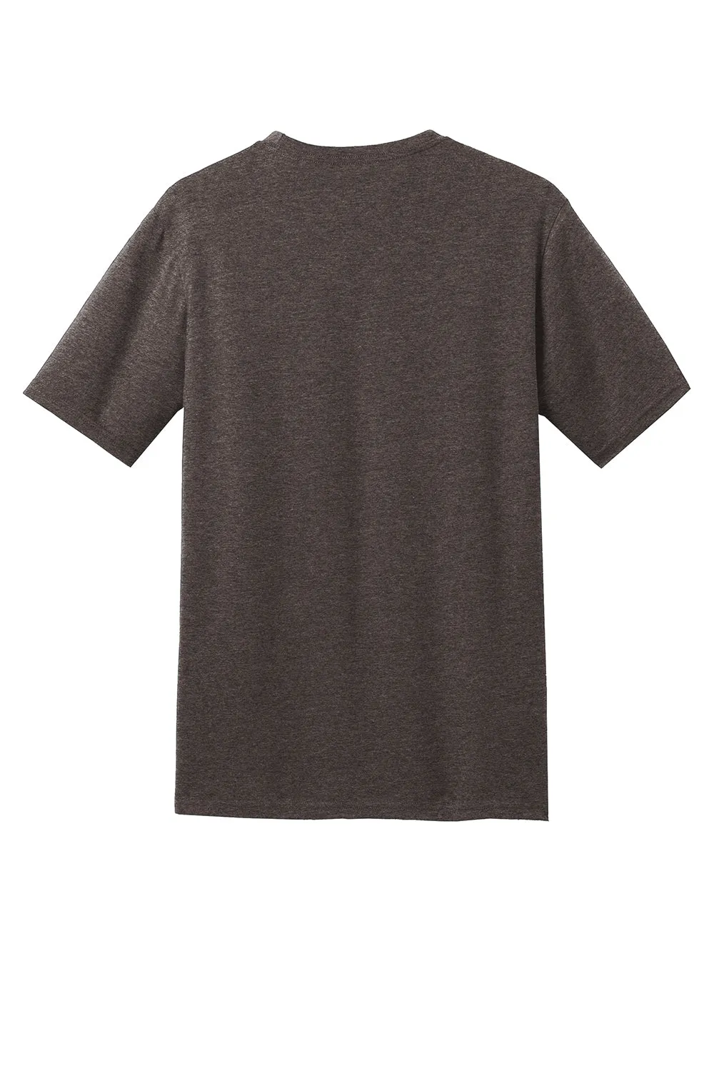 District Mens Perfect Blend Short Sleeve Crewneck T-Shirt - Heather Brown  Buy new Clothing District