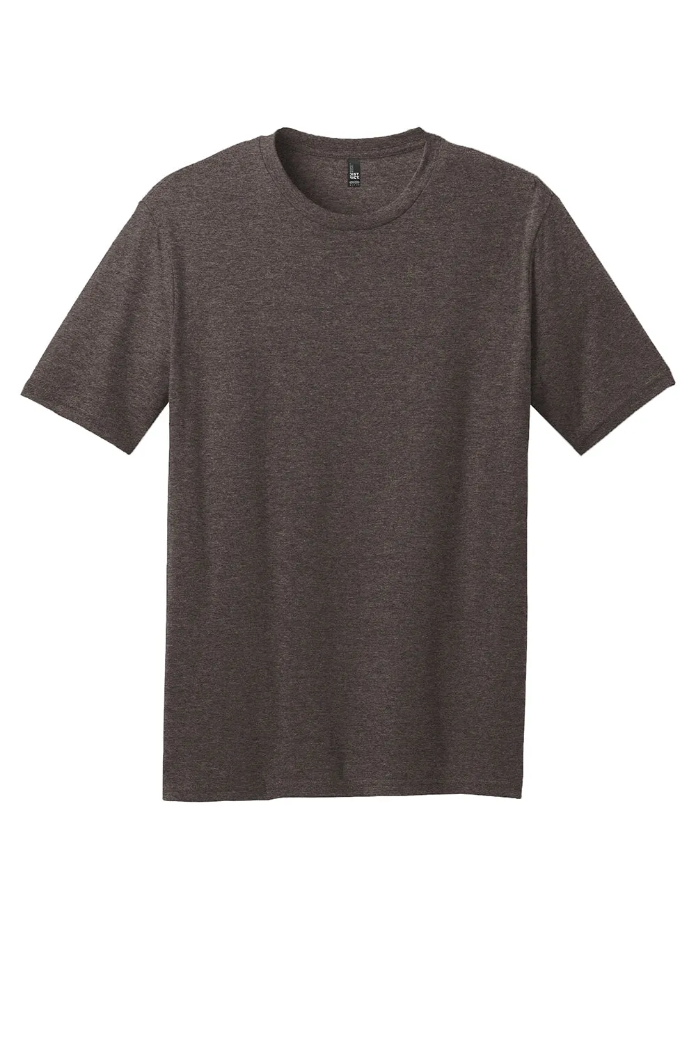 District Mens Perfect Blend Short Sleeve Crewneck T-Shirt - Heather Brown  Buy new Clothing District