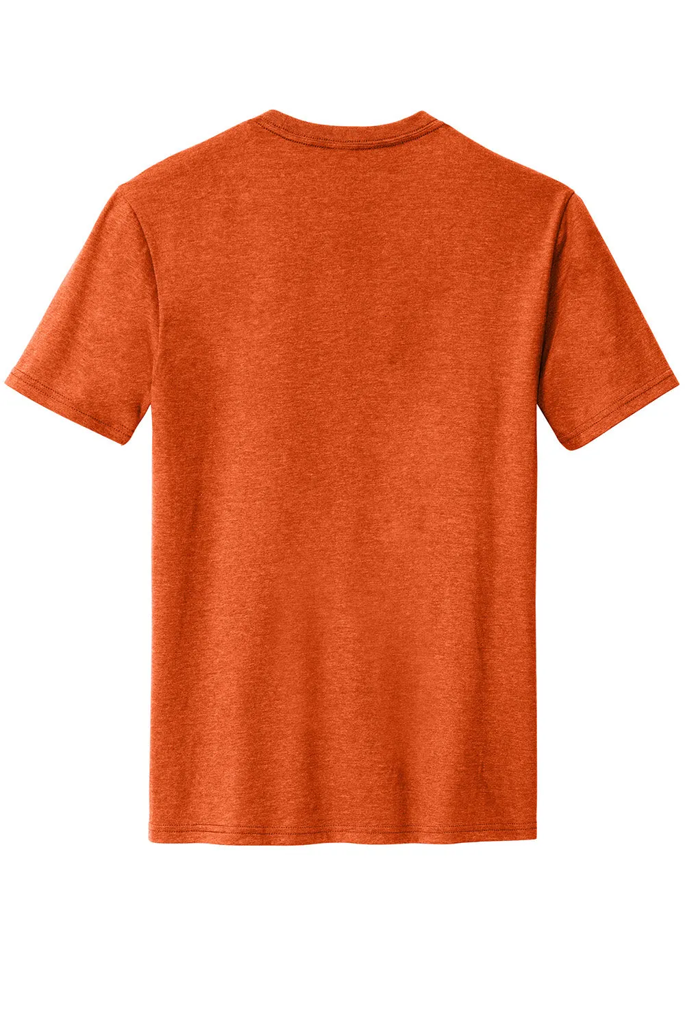 District Mens Perfect Blend Short Sleeve Crewneck T-Shirt - Heather Deep Orange  Buy new Clothing District