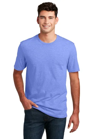 District Mens Perfect Blend Short Sleeve Crewneck T-Shirt - Heather Electric Purple  Buy new Clothing District