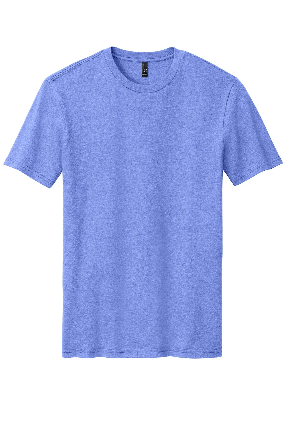 District Mens Perfect Blend Short Sleeve Crewneck T-Shirt - Heather Electric Purple  Buy new Clothing District