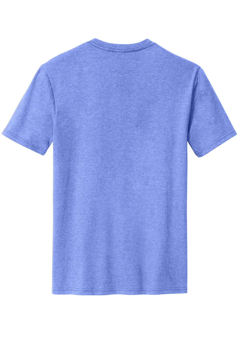 District Mens Perfect Blend Short Sleeve Crewneck T-Shirt - Heather Electric Purple  Buy new Clothing District