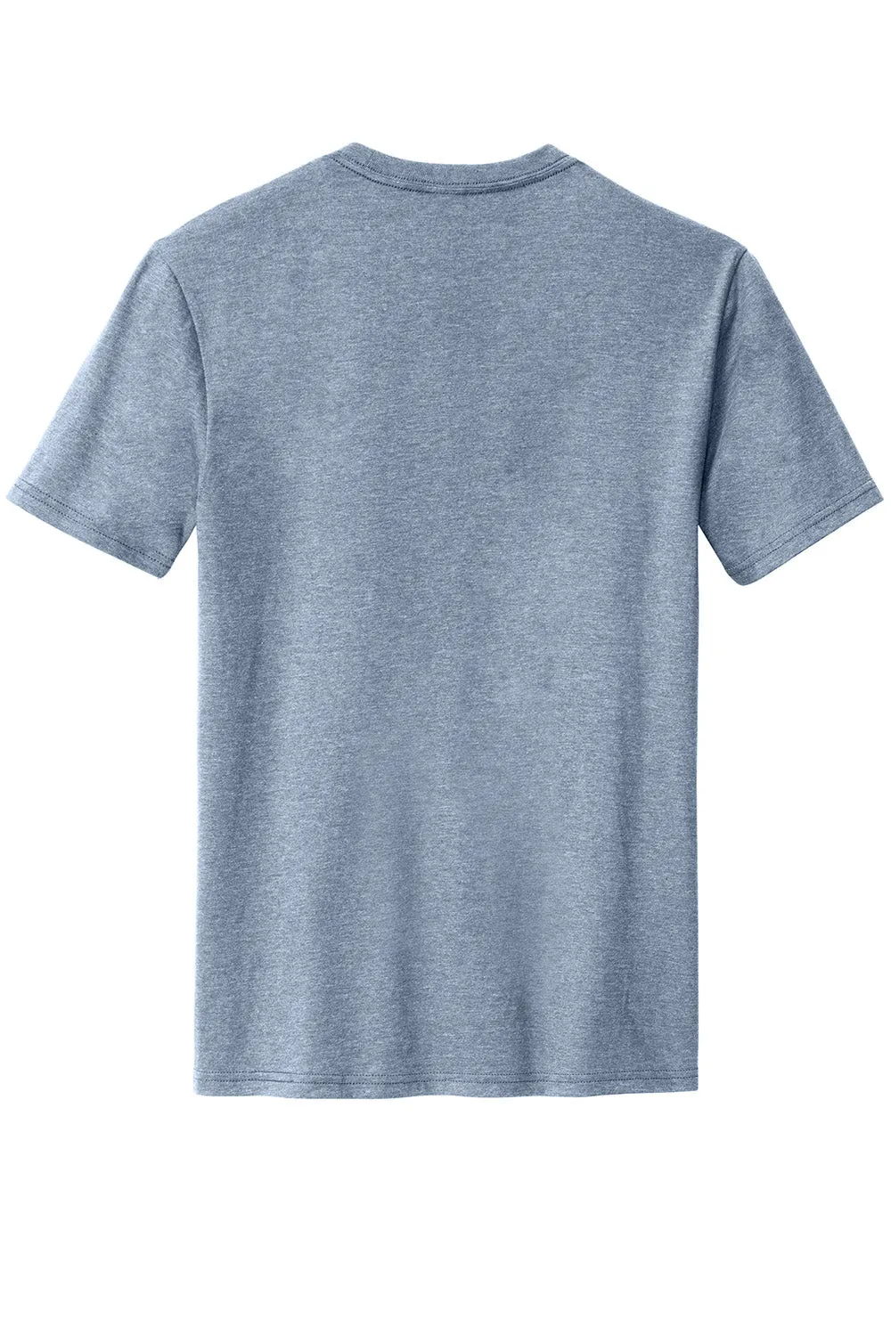 District Mens Perfect Blend Short Sleeve Crewneck T-Shirt - Heather Flint Blue  Buy new Clothing District