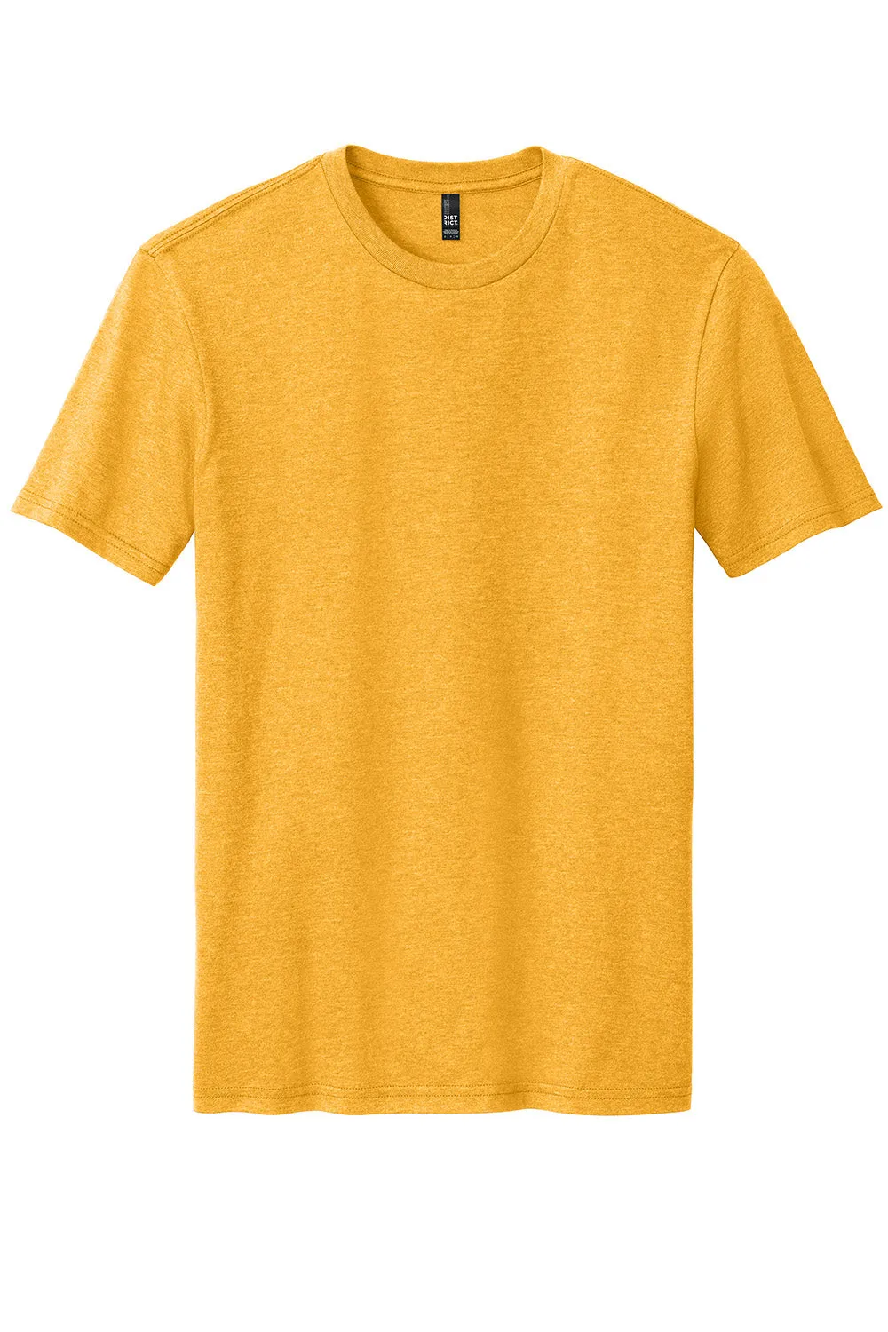 District Mens Perfect Blend Short Sleeve Crewneck T-Shirt - Heather Gold  Buy new Clothing District