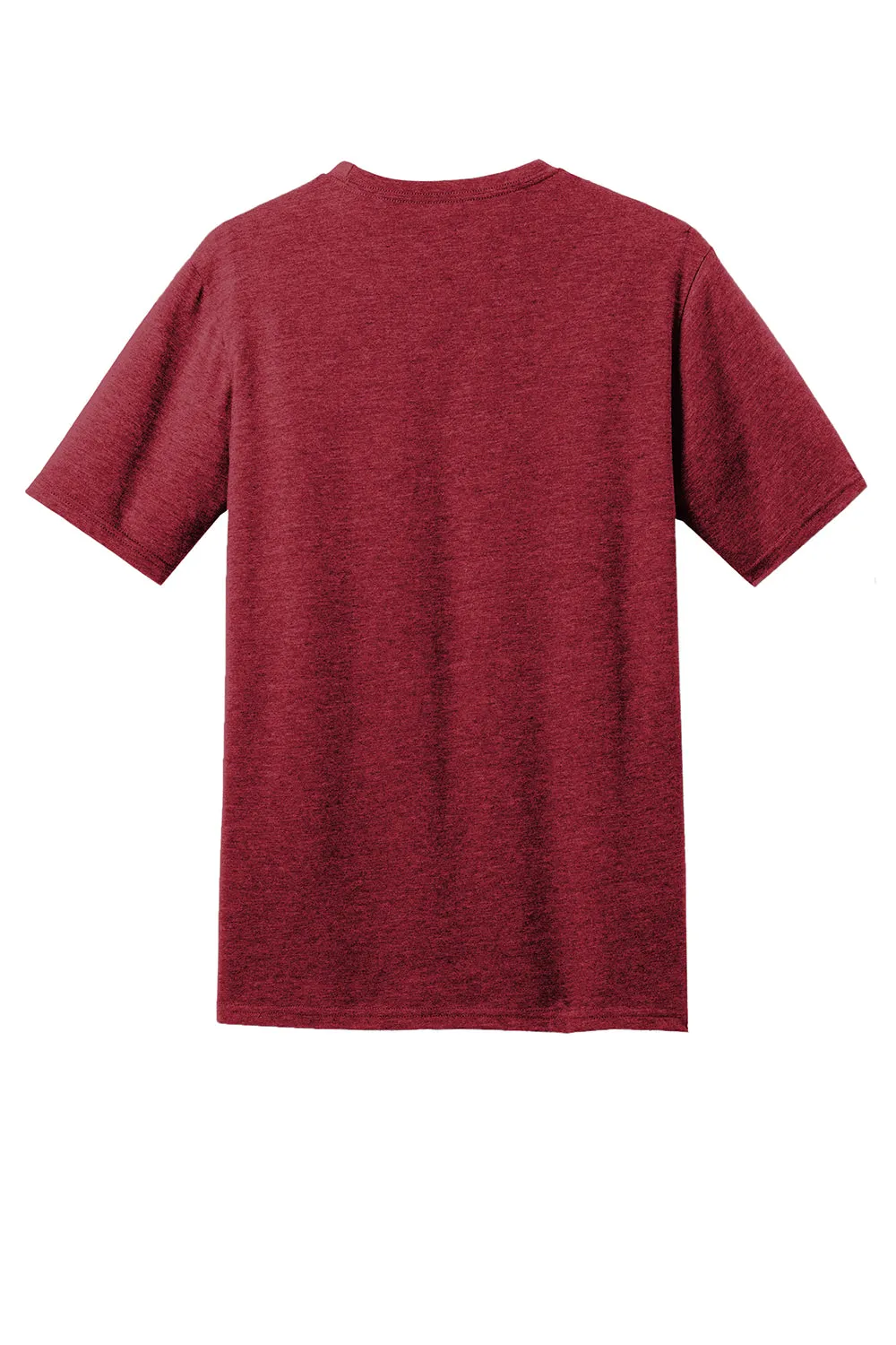District Mens Perfect Blend Short Sleeve Crewneck T-Shirt - Red Fleck  Buy new Clothing District