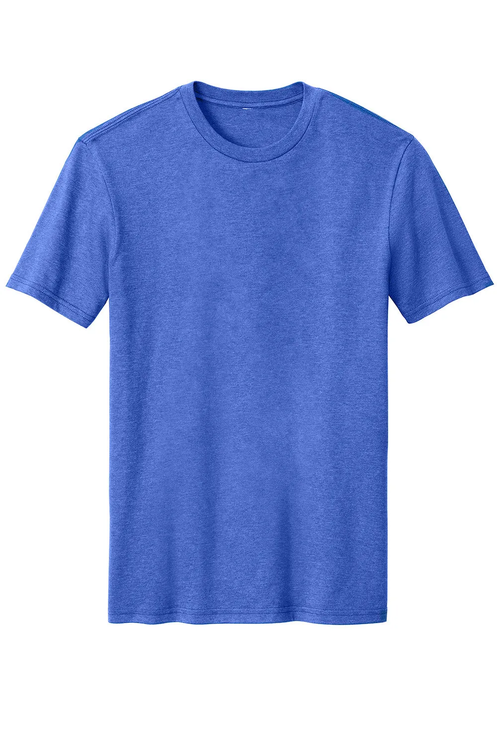 District Mens Perfect Blend Short Sleeve Crewneck T-Shirt - Royal Blue Frost  Buy new Clothing District