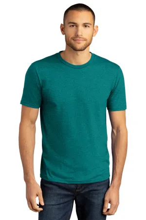 District Mens Perfect DTG Short Sleeve Crewneck T-Shirt - Heather Teal Green  Buy new Clothing District