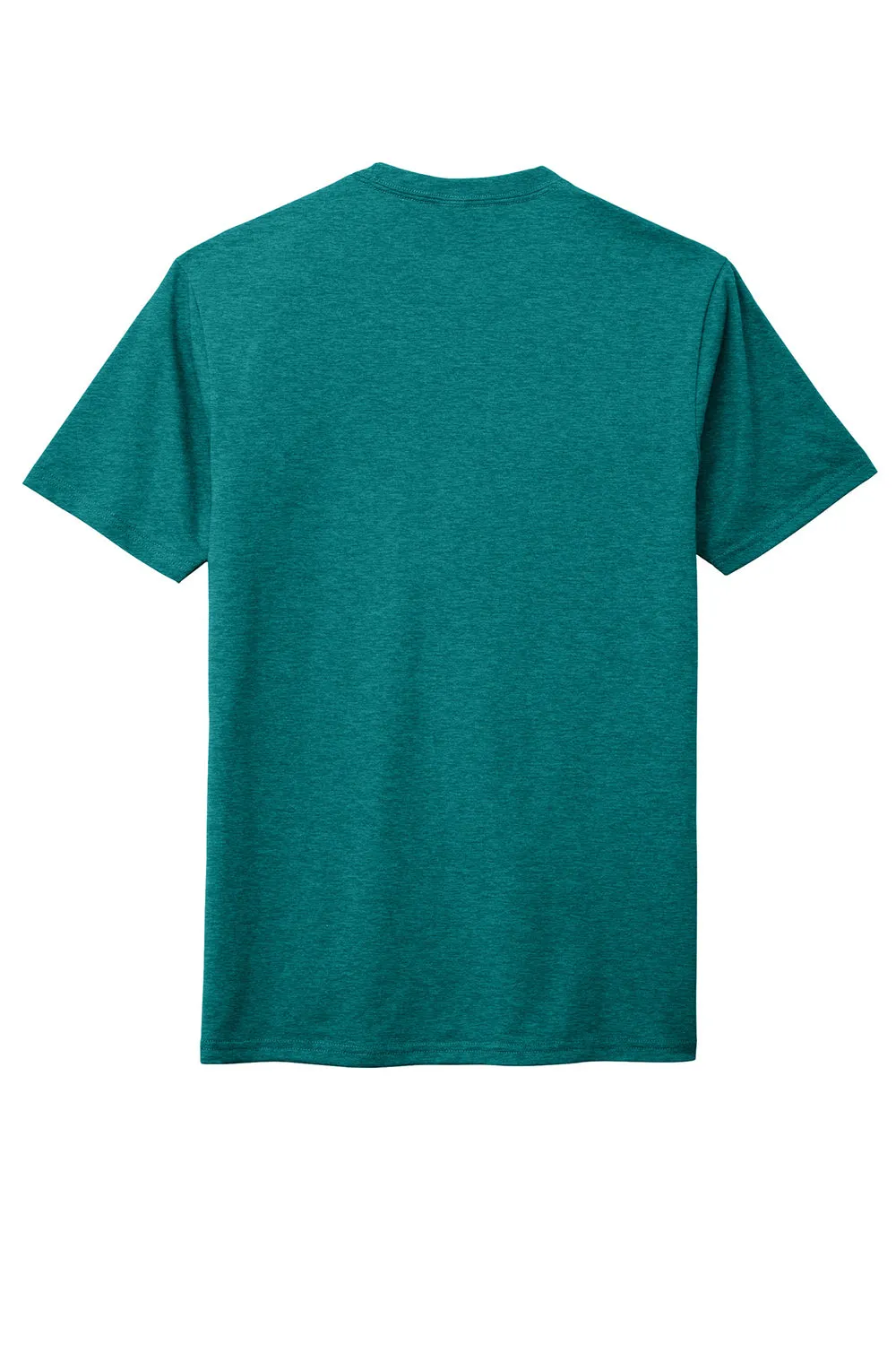 District Mens Perfect DTG Short Sleeve Crewneck T-Shirt - Heather Teal Green  Buy new Clothing District