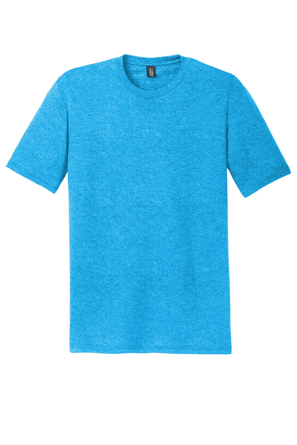 District Mens Perfect DTG Short Sleeve Crewneck T-Shirt - Turquoise Blue Frost  Buy new Clothing District