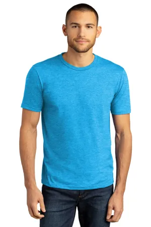 District Mens Perfect DTG Short Sleeve Crewneck T-Shirt - Turquoise Blue Frost  Buy new Clothing District
