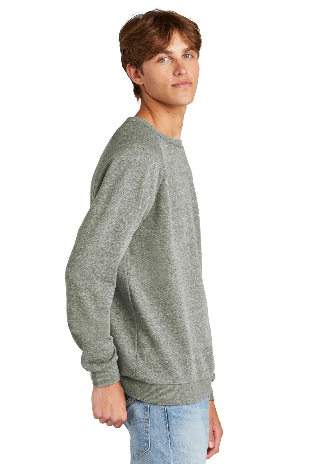 District Mens Perfect Tri Fleece Crewneck Sweatshirt - Grey Frost  Buy new Clothing District