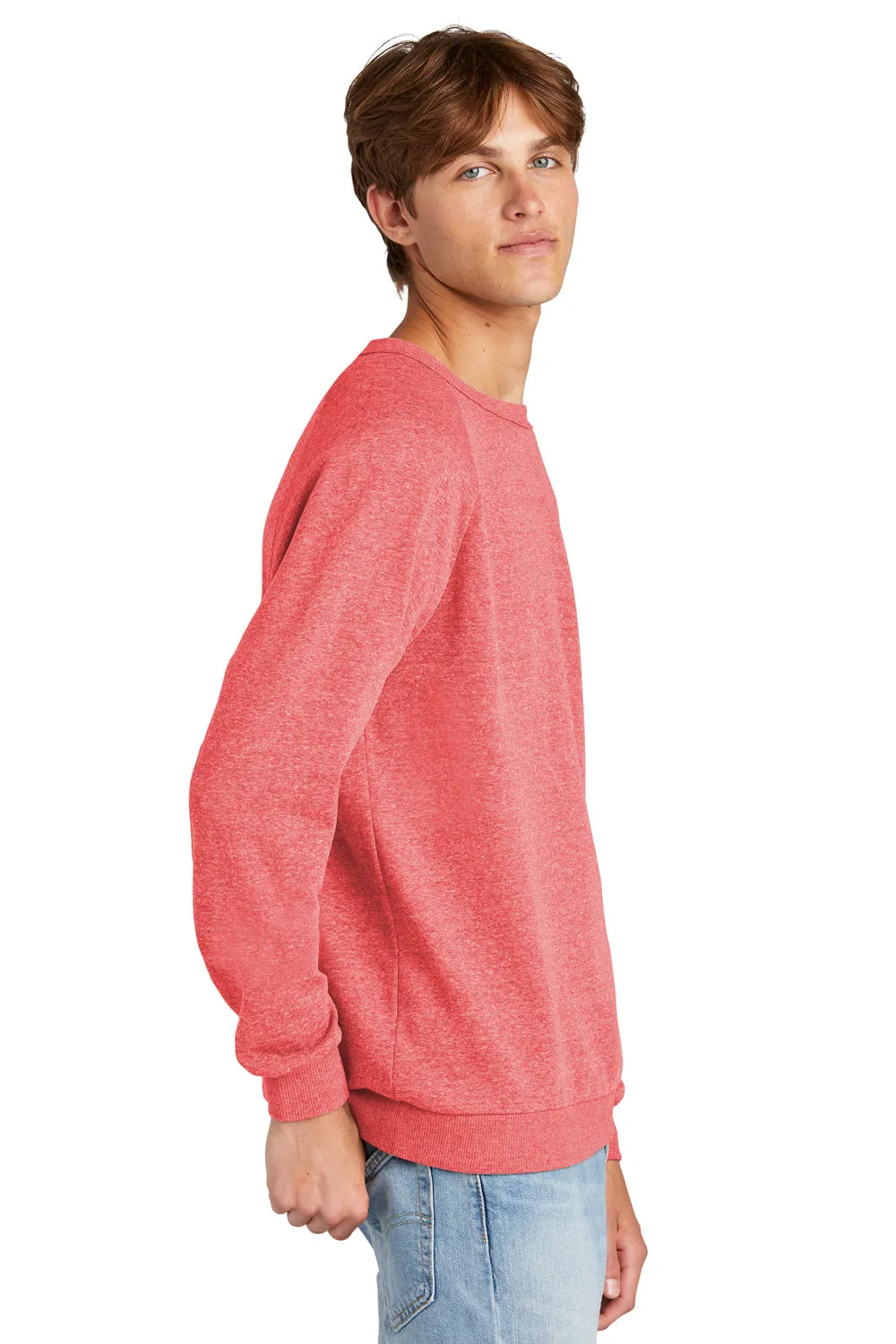 District Mens Perfect Tri Fleece Crewneck Sweatshirt - Red Frost  Buy new Clothing District