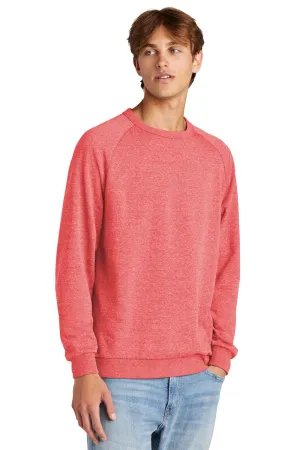 District Mens Perfect Tri Fleece Crewneck Sweatshirt - Red Frost  Buy new Clothing District